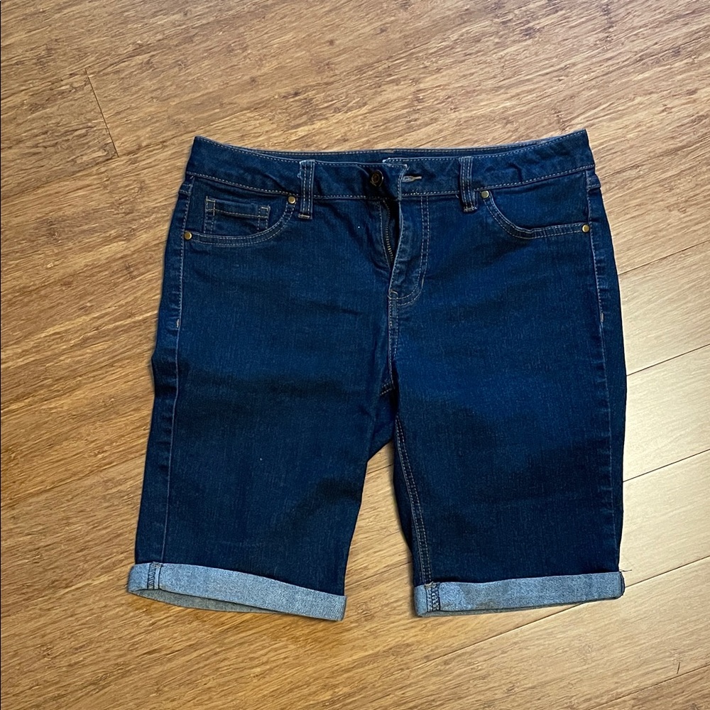 d. jeans Women's Dark Blue Denim Shorts